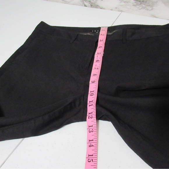 Theory Palmer A Linen Blend Ankle Pants Size 8 | Black - Picture 11 of 16
